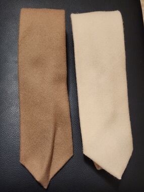 Vintage Rooster Pair Of Ties - 100% Lambs Wool